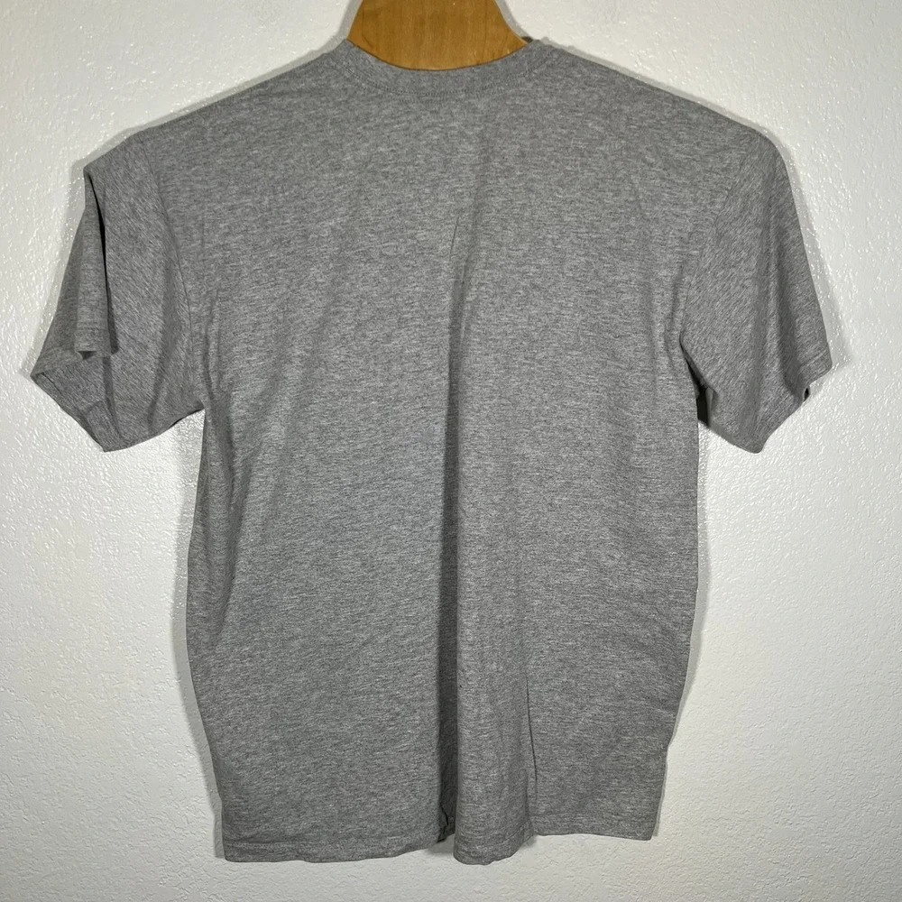 Nike Oregon Ducks Band T Shirt Men's Size Large Gray Green Center Swoosh - Picture 3 of 6